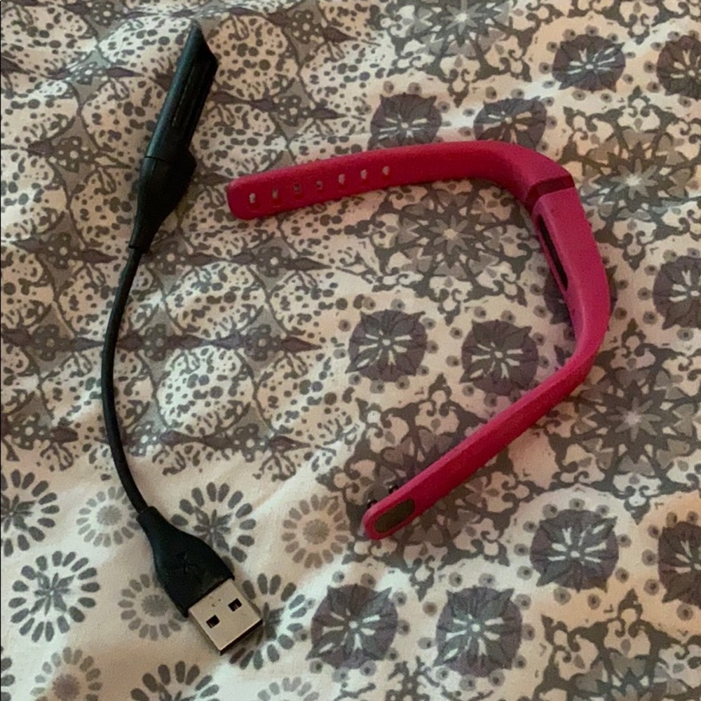 Pink Fitbit